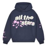 Blue Broken Planet Hoodie