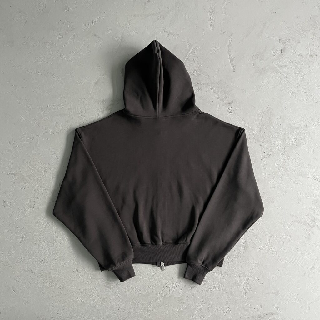 Broken Planet Black Zip Up Hoodie Back
