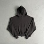 Broken Planet Black Zip Up Hoodie Back