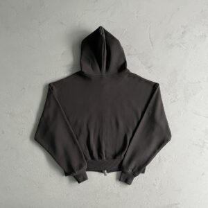 Broken Planet Black Zip Up Hoodie Back