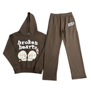 Broken Planet Broken Heart Tracksuit Brown
