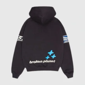 Broken Planet Escape To The Future Hoodie Black Back