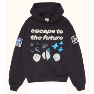 Broken Planet Escape To The Future Hoodie Black