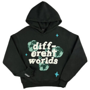 Broken Planet Market Different Worlds Pink Hoodie