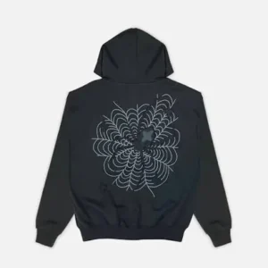 Broken Planet Spider Web Zip Up Hoodie